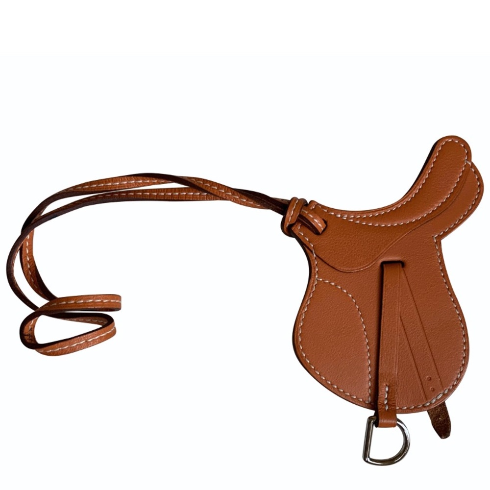 Hermès paddock saddle bag charm